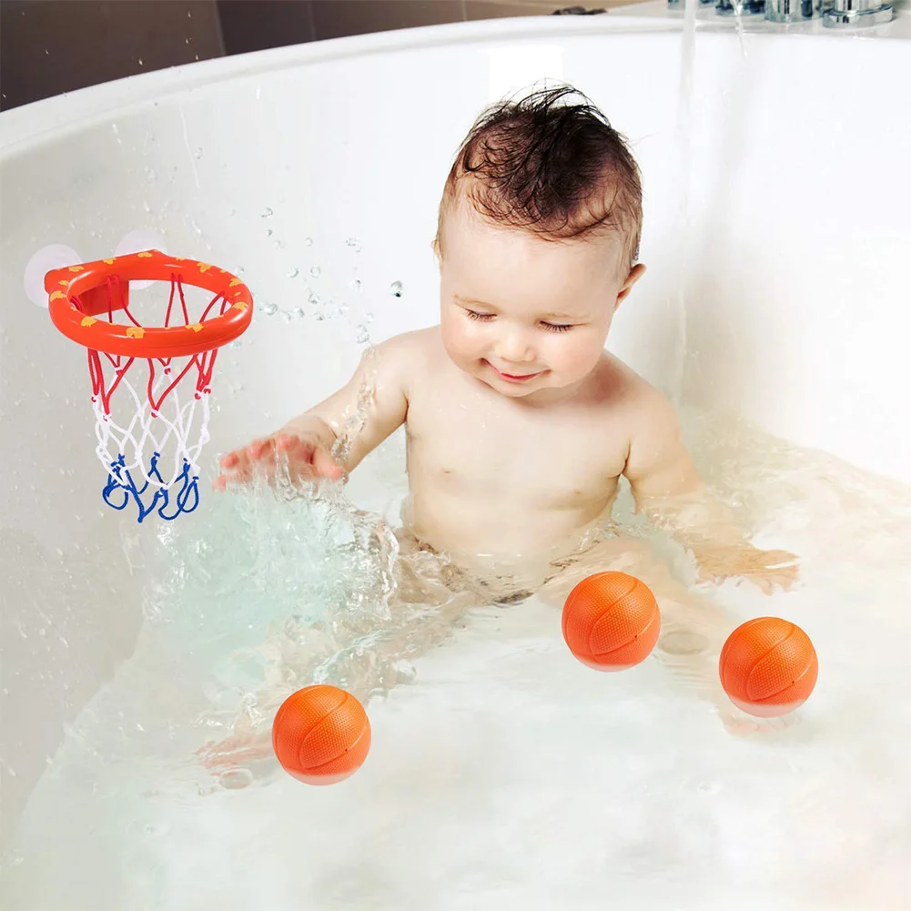 With Hoop Balls Plastic Children Basketball Bath Toys Bathtub Funny Mini Shooting Game Toy Set Suctions Cups Kids With Hoop Balls Plastic Children Basketball Bath Toys Bathtub Funny Mini Shooting Game Toy Set Suctions Cups Kids