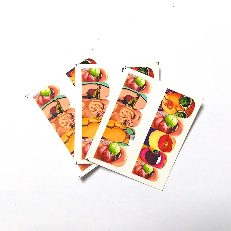 

3pcs Water Nail Decal and Sticker Sexy lips Simple Summer Slider for Manicure Nail Art Watermark Tips C04