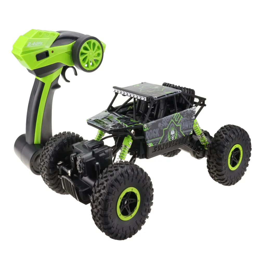 Lynrc RC Car 4WD 2.4GHz climbing Car 4x4 Double Motors Bigfoot Car Remote Control Model Off-Road Vehicle Toy