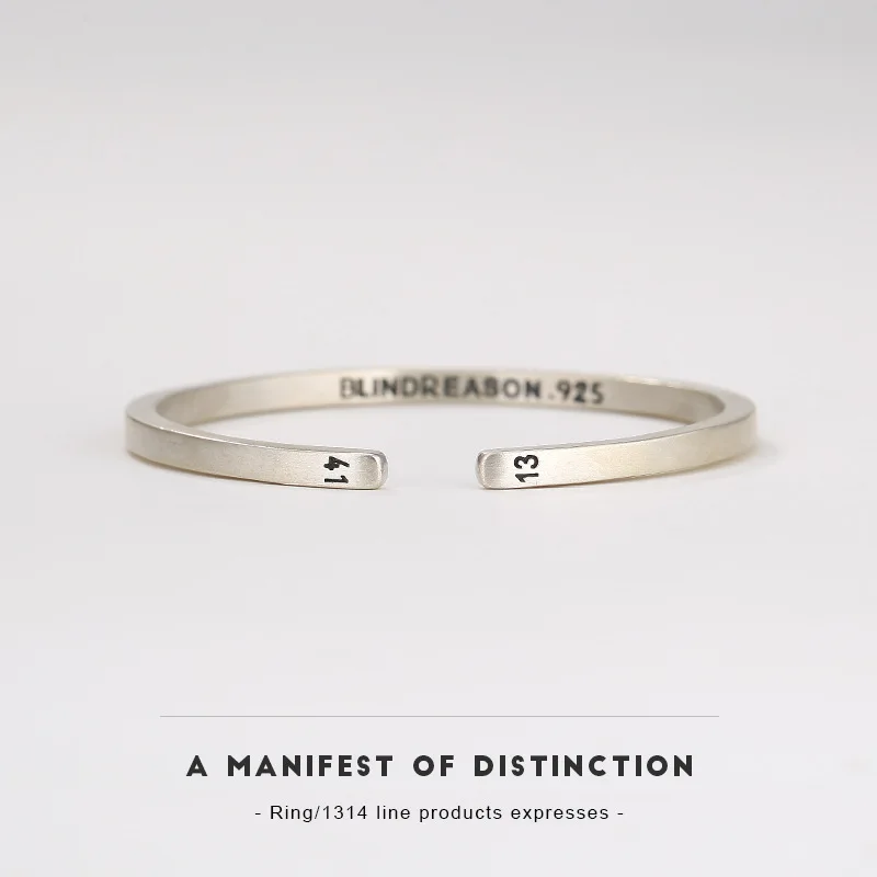 2018 Real Armbanden Voor Vrouwen Deer S925 Sterling 1314 Lifetime Simple Openings Bracelet Unique Personality Ladies' Wholesale |