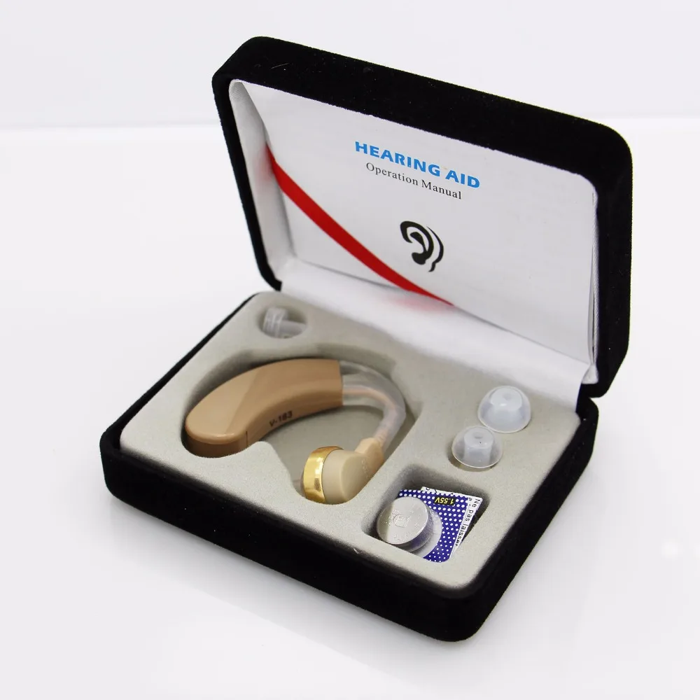 Hearing Aid Convenient AXON V-163 Personal Sound Voice Amplifier Behind Ear Hearing Aids Hearing Device for the Deaf