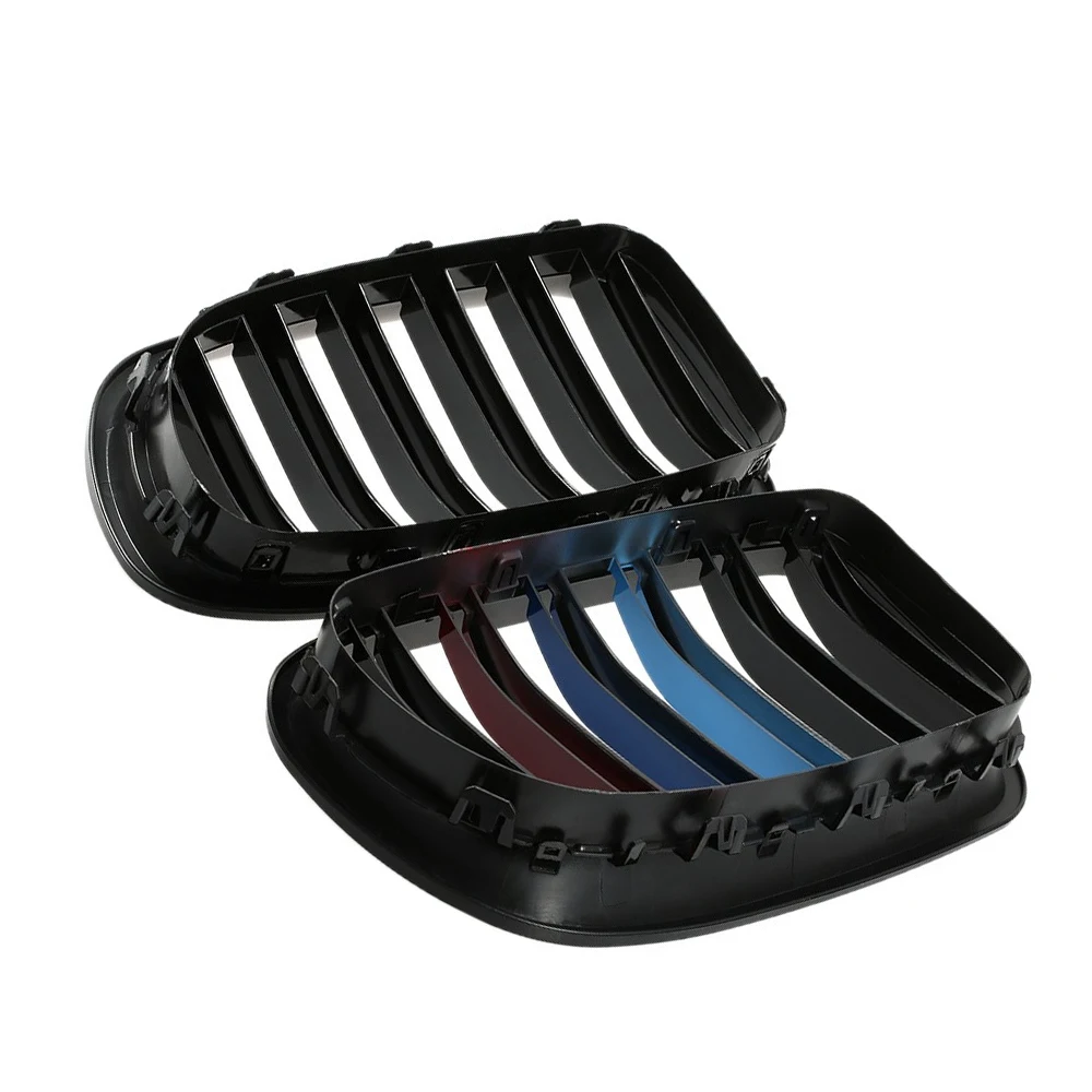 Почечная решетка двойная линия планка подходит для BMW F10 F11 F18 5 Series M5 10 16|kidney grill|racing