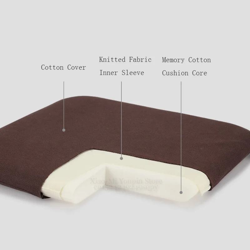 Xiaomi Mijia Youpin 8H Антибактериальная подушка для сиденья из хлопка с эффектом памяти зимняя быстрая теплая подушка для путешествий автомобиля домашний декор для офиса