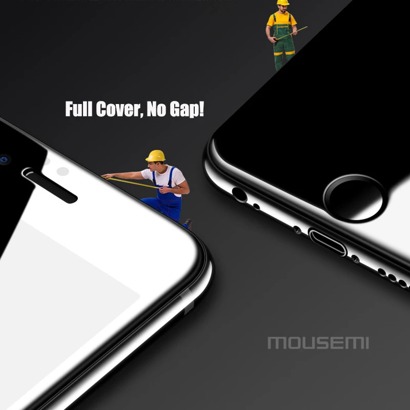Защитное стекло CAPAME для iPhone 6 6S Plus закаленное защитное 5D с изогнутыми краями