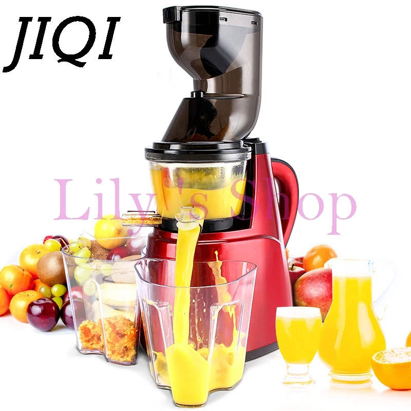 Large wide diameter electric juicer slow speed large caliber Extractor nutrition fruit vegetable ...