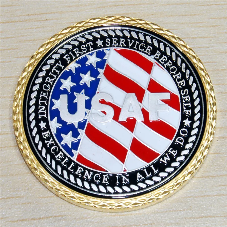

The sample order,U.S. Air Force Veteran Challenge Coin