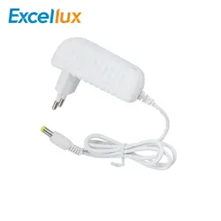 Excellux 24 В 1A адаптер Мощность AC 110 V 220 V к DC Питание для светодио дный полосы света светодио дный бар света ЕС Plug/США Plug 24 В 1A 2A