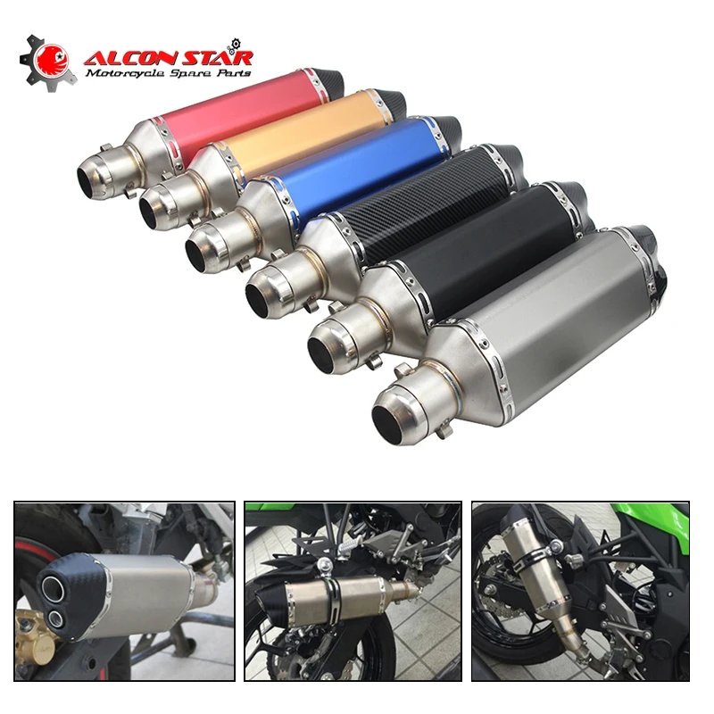 Выхлопная труба для мотоцикла Alconstar глушитель Honda CB400 CBR250 KTM EXC DUKE Benelli Slip