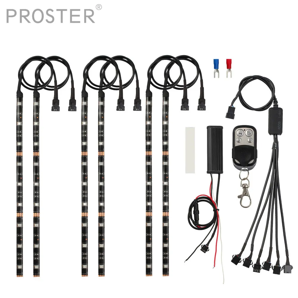 Proster SMD 5050 15 цветов RGB 36 светодиодные полосы света беспроводной пульт