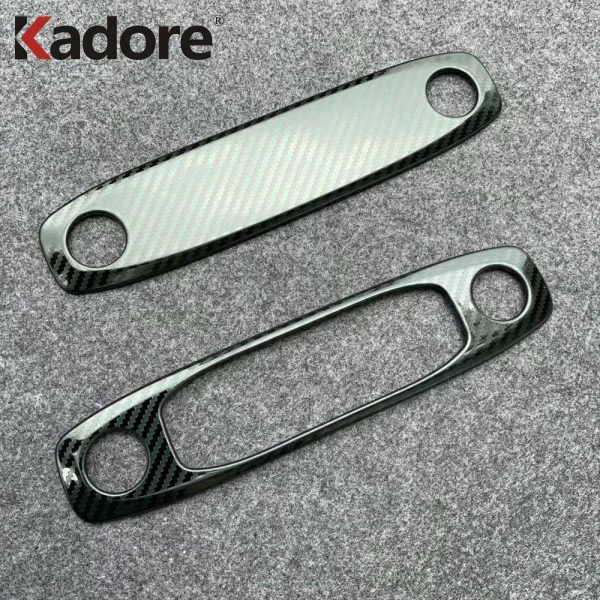 

For Tesla Model 3 2018 2019 Carbon Fiber Stainless Steel Car Reading Light Lamp Decoration Cover Car Interior Accessories