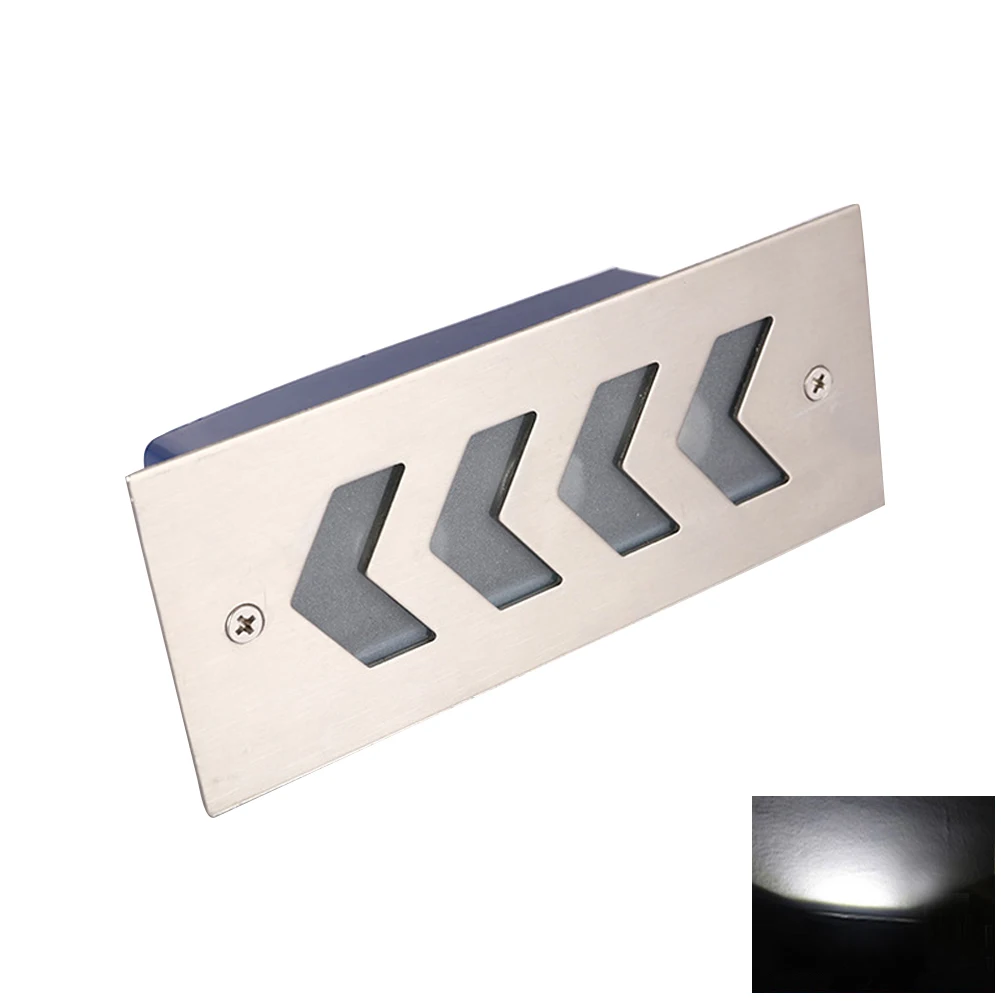 

Step Light Footlight Stair Lamp Modern Outdoor Waterproof Wall Pathway Garden High Brightness Park Staircase Corner Recessed Led