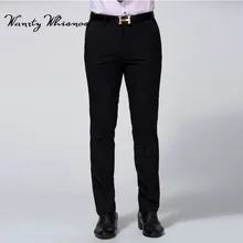 Мужские черные брюки, модные роскошные нарядные брюки для мужчин, классический деловой Блейзер, брюки, мужские брюки, размер 40