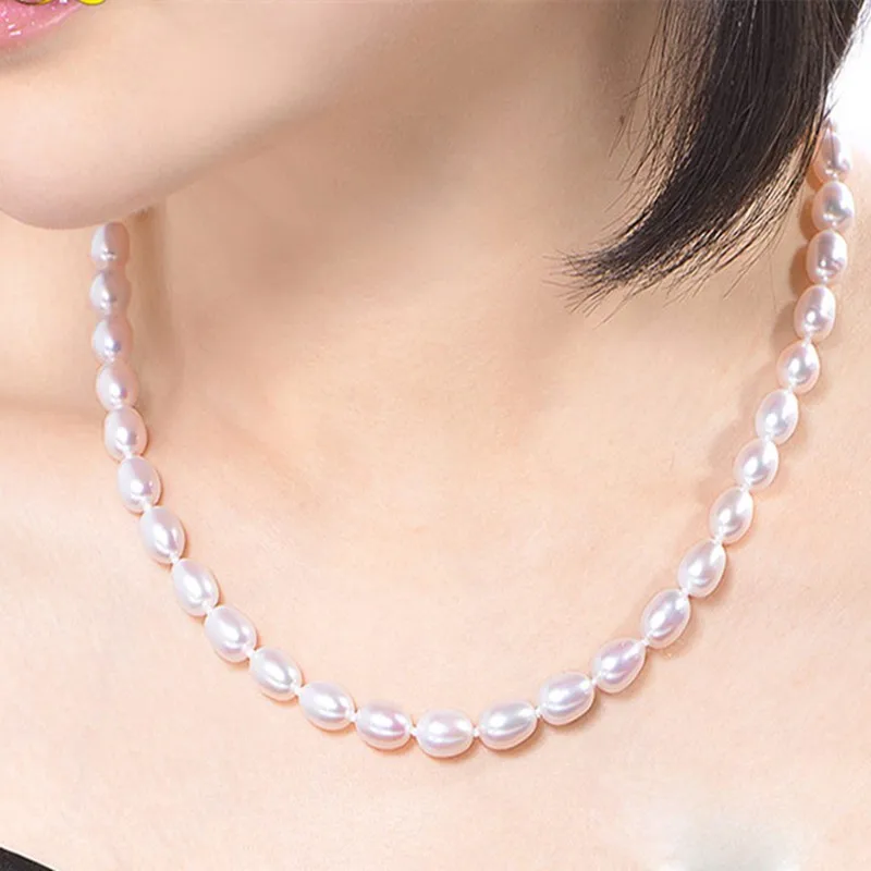 -zhixi-Casual-Genuine-white-pearl-jewelry-natural-white-freshwater-pearl-necklace-beads-stone-chokers-for