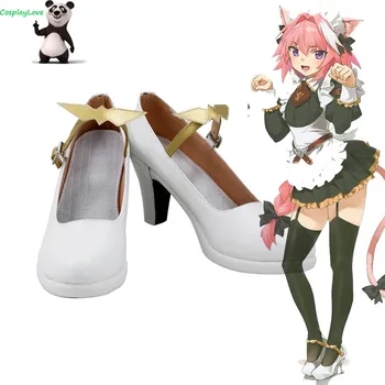 

CosplayLove FGO Fate/Grand Order Fate/Apocrypha Cosplay White Astolfo Cosplay Shoes Custom Made For Girl Women