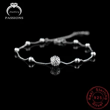 Горячая Распродажа модный 925 пробы Серебряный ножной браслет цепочка подвеска с полым шариком ножной браслет цепочка для женщин Свадебные ювелирные изделия подарок