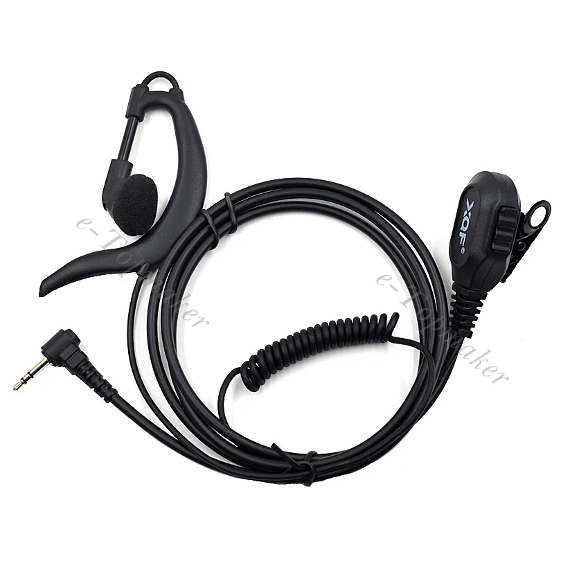 

XQF 1 Pin Clip Ear Hook Earpiece Headset Mic PTT for Motorola Talkabout Radio Walkie Talkie TLKR T80 T60 T5410 T5420 T5720 New