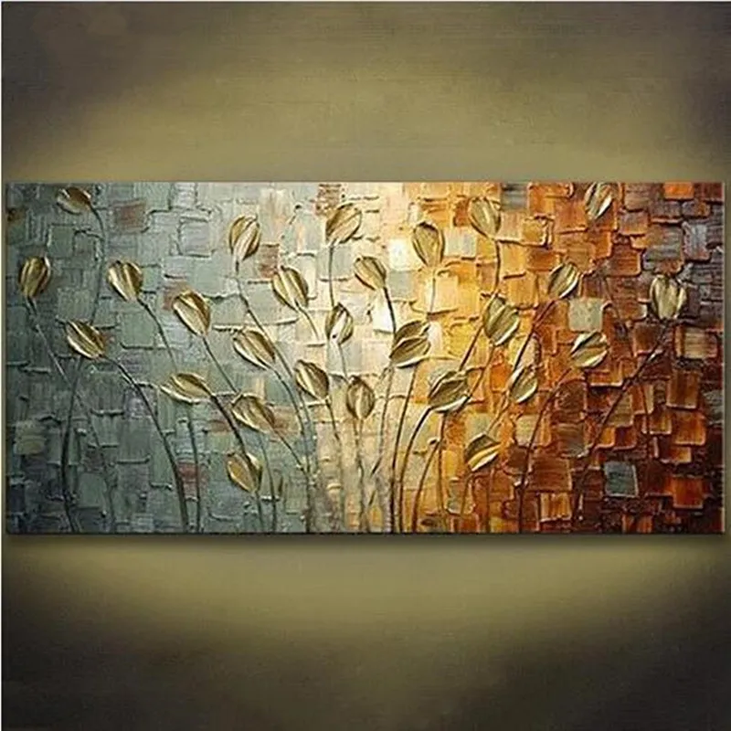 Картина золотое дерево абстракция