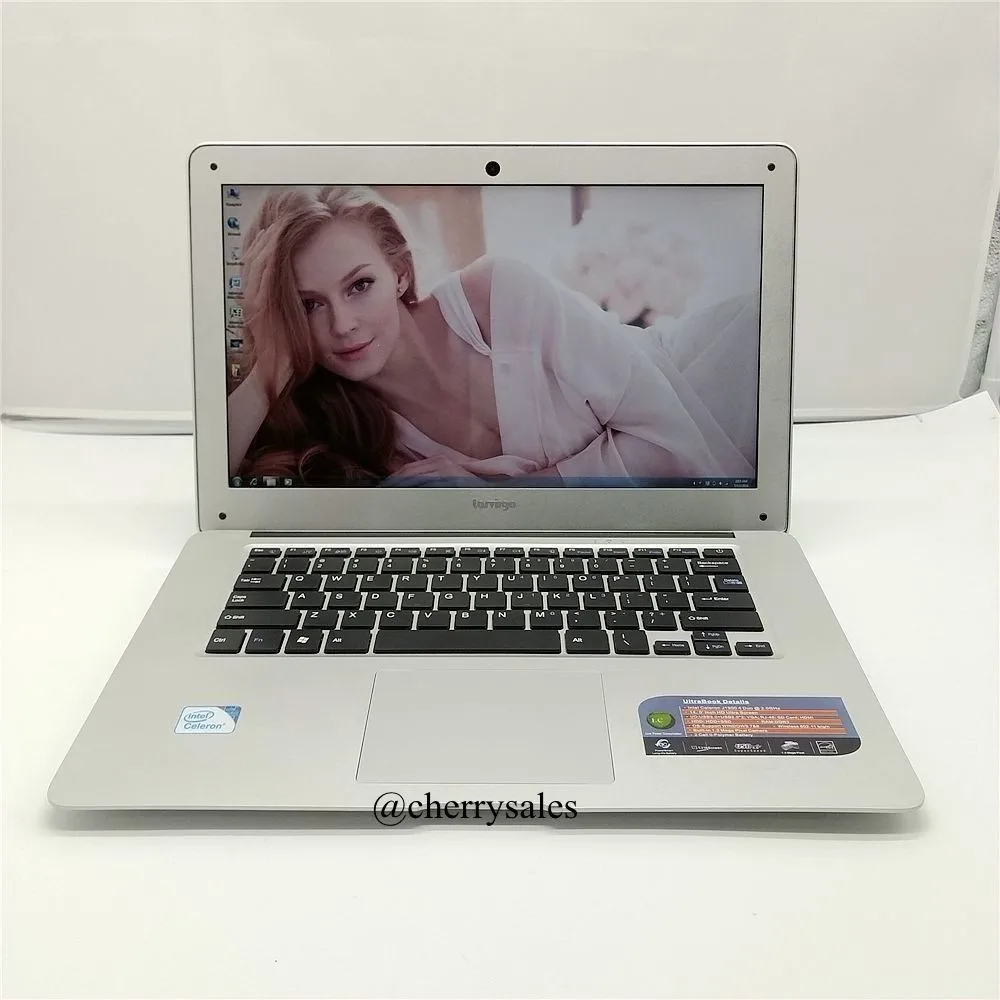 14 inch In-tel Celeron J1900 2.0GHZ Quad Core 8G RAM 500G HDD +64G SSD windows7/8.1 laptop Computer WIFI HDMI WEBCAM Ultrabook