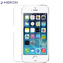 0.3mm Tempered Glass Film for iPhone 5 5s 9H Hard 2.5D Screen Protector for i6 6s 6 plus SE 4 4S i7 7 plus with Clean Tools