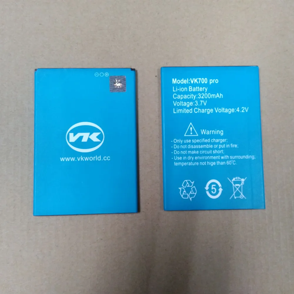

Original Spare Part Replacement Battery For VKWORLD VK700 Pro Capacity 3200mAh