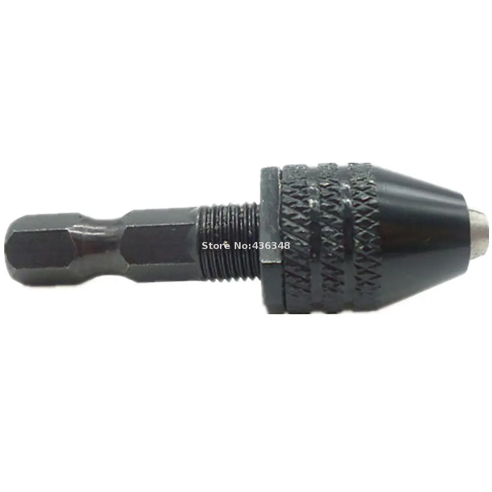 

M8*0.75mm Keyless Bit Chuck Hex Shank For Cordless Screwdrivers Impact Drivers Quick Change Adapter Converter 1/4 Inch Shank New