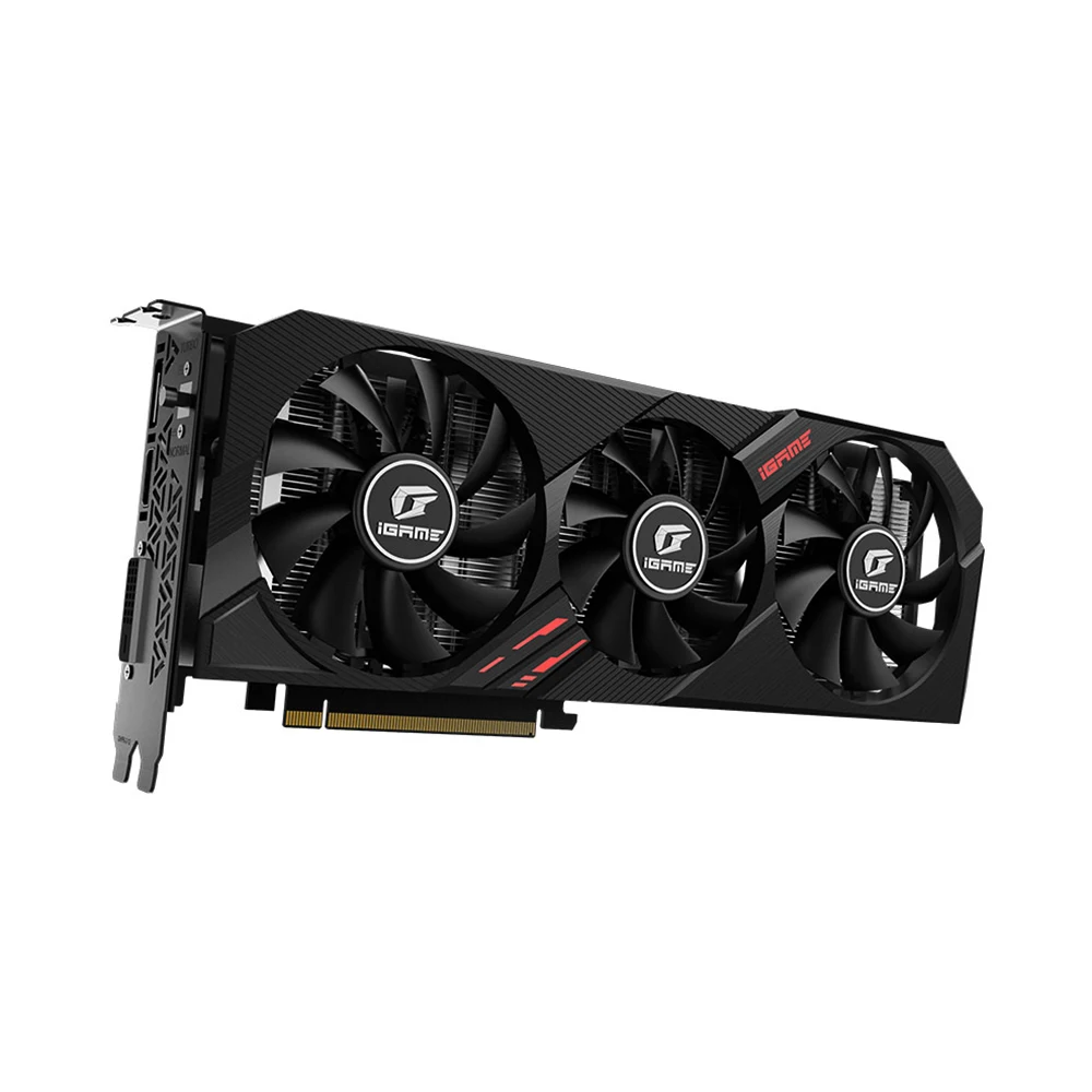 Красочные GeForce GTX 1660 Ultra 6G графическая карта iGame Nvidia GPU GDDR5 1785 МГц видеокарта 192 бит HDMI DVI для игрового ПК