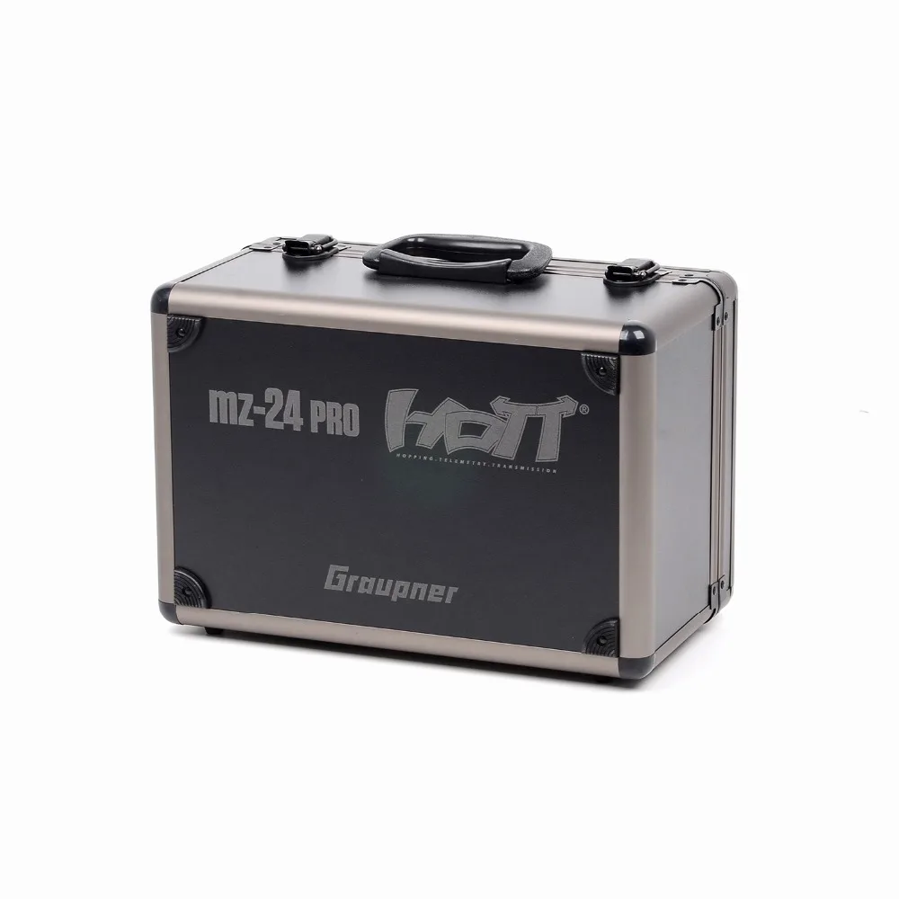 Graupner mz 24 PRO 12 канальный 2.4G.HZ HoTT цвет TFT радио системы режим 1/2 (красный) с GR 24L