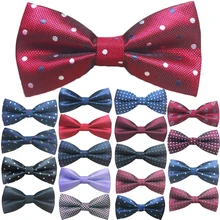 Высококачественный классический Polk галстук-бабочка со стразом персонализированные жаккардовый в горошек галстук-бабочка