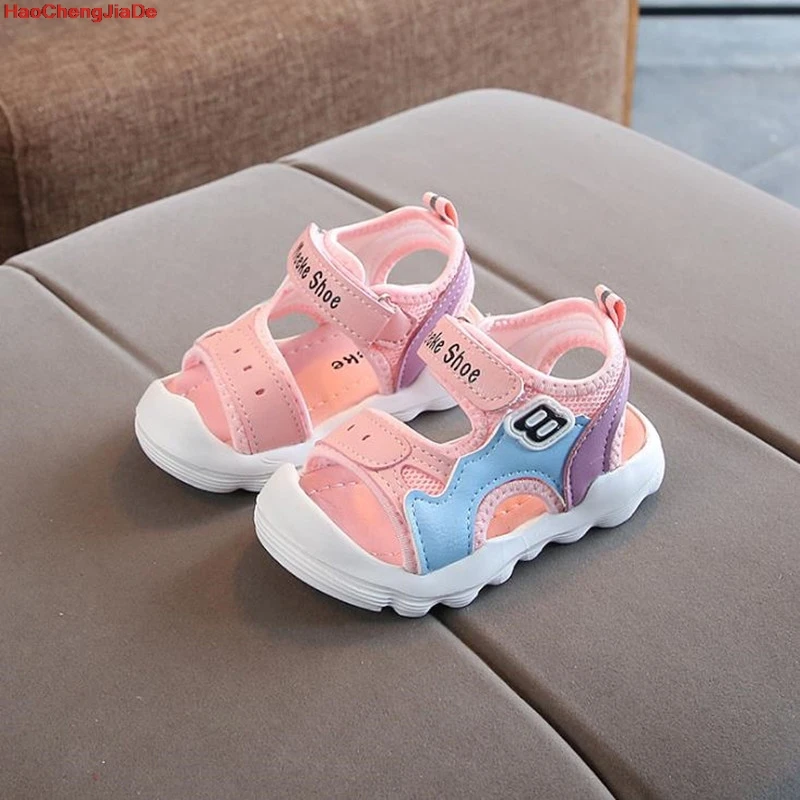 

Summer Girls Sandals Boys Shoes For Kids Beach Children Shoes Fashion Ankle-Warp Boys Sport Sandals Breathable Kid Shoe