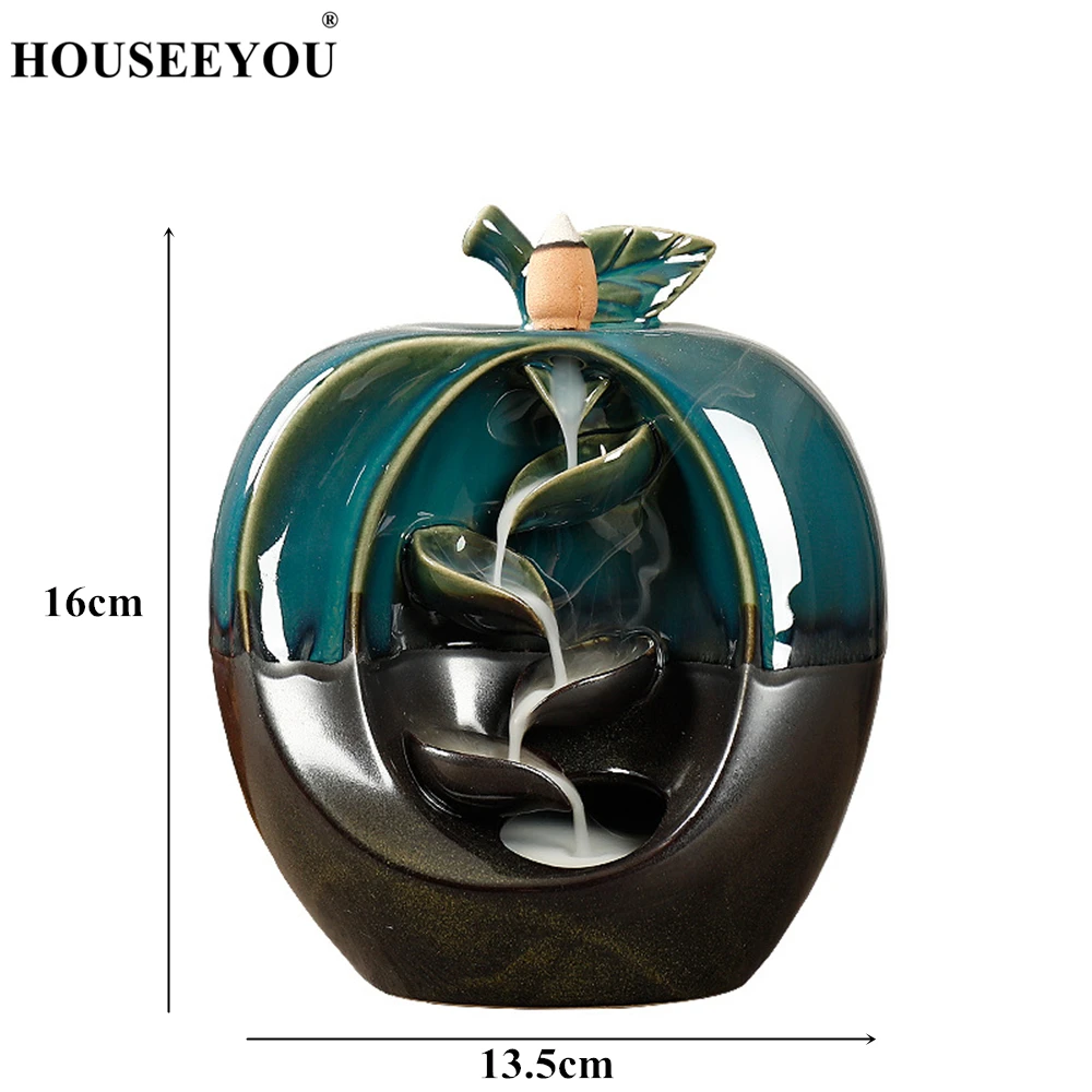 Waterfall Backflow Incense Burner Aromatherapy Diffusers Ornament 1