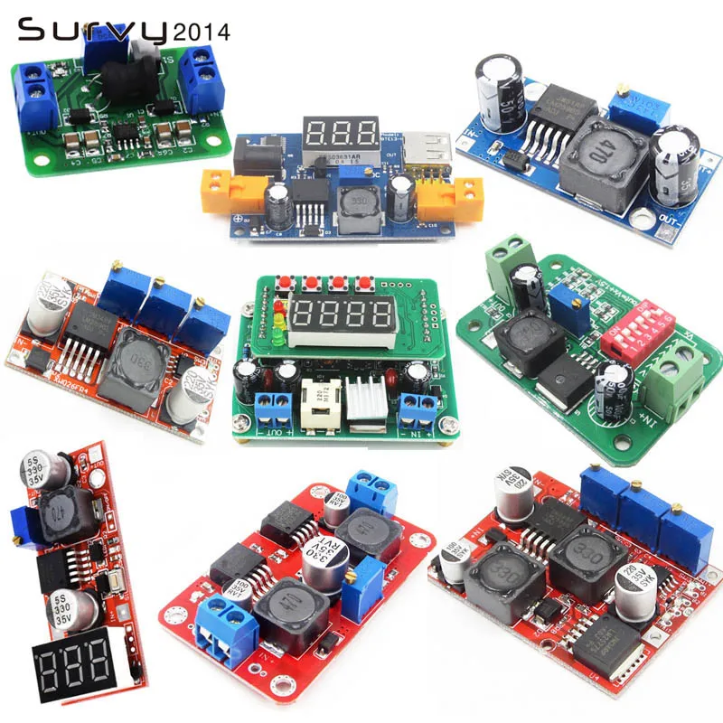 

LM2596 LED Driver DC-DC Step up down Adjustable CC/CV Power Supply Module