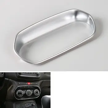 

Car Air Condition Switch Knob Cover Trim Frame Decal Sticker Fit For Jeep Renegade 2015 2016 Auto Car Styling Accessories