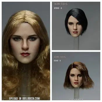 

1/6 Female Head Sculpt Short Black Hair KIMI KT010 A For Hot Toys Phicen PHICEN/UD Doll Body Toys