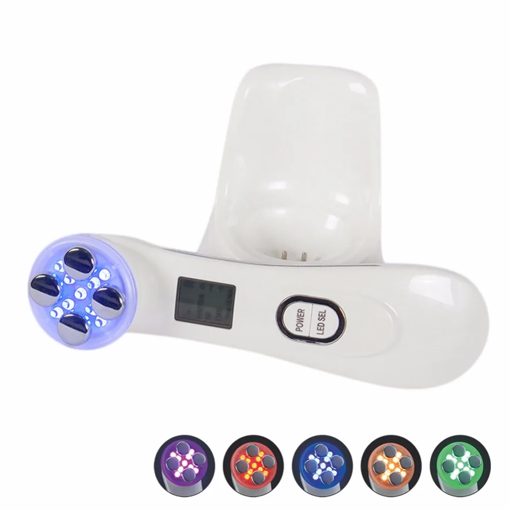 

5 in1 RF&EMS Radio Mesotherapy Electroporation Face Beauty Pen Radio Frequency LED Photon Face Skin Rejuvenation Remover Wrinkle