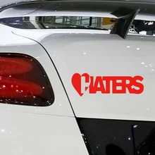 

2x Love Haters Funny Car Window Bumper Jdm Sticker Motorcycle SUVs Bumper Car Stylings Vinyl Decals