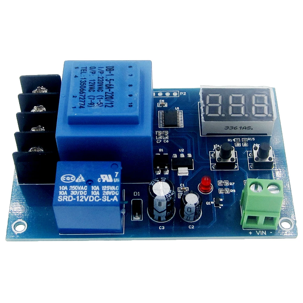 

(X43) XH-M602 digital control battery lithium battery charging control module Battery charge control switch Protection board