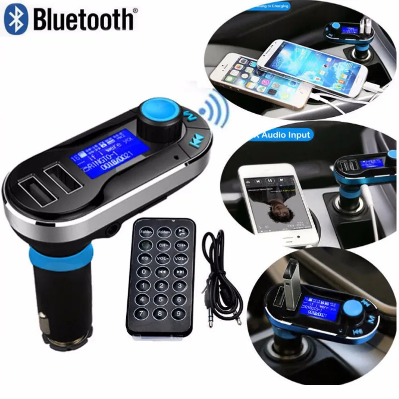 Bluetooth FM Transmitter Module Car Kit MP3 Players With USB SD Aux in