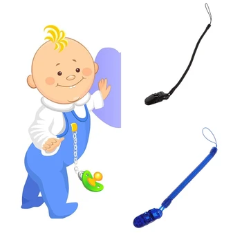 

Soother Nipple Clip Leash Strap Nipple Holder New Baby Pacifier Clip Chain Ribbon Holder Spring For Infant Feeding