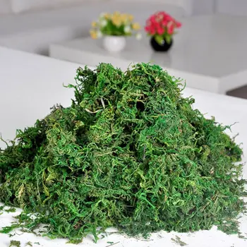 

PHFU Artificial Reindeer Moss For Lining Plant Flower Garland Decor