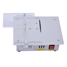 Новая прецизионная Настольная пила G1 мини настольная пила ручная деревообрабатывающая скамья пила DIY Модель пила оборудование для режущей пилы DC-24V/4A 3800r/min