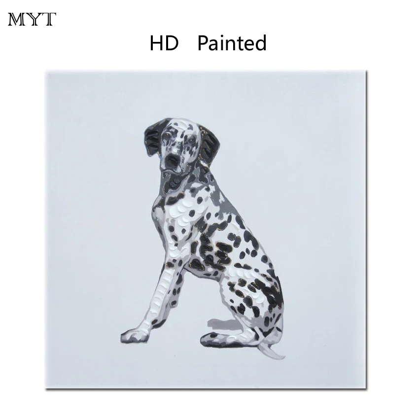 cheap Wholesale dog HD painting printed on canvas art wall picture for bed room sitting room home decorater No Framed or Diy Framed
