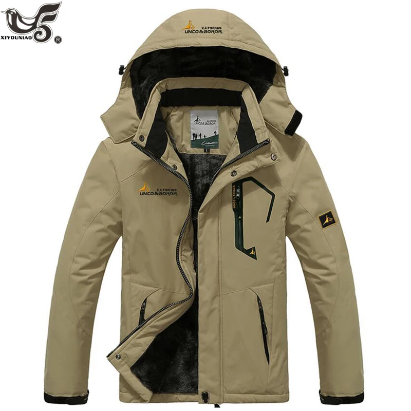

XIYOUNIAO plus size L~5XL 6XL Winter Jacket Men Waterproof Hood Men windbreaker Jacket Warm Men Parkas jaqueta masculina coat