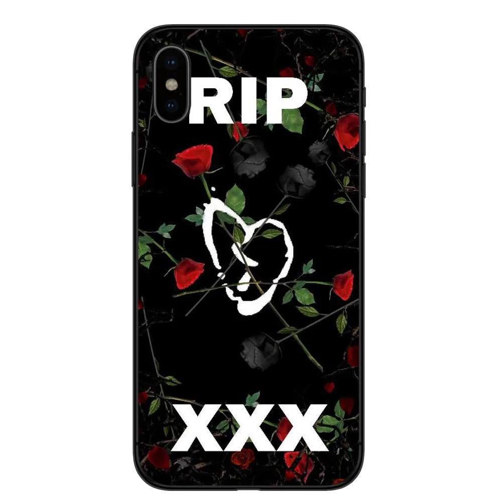 Xxxtentacion Lil Peep cry Baby rose bad vibes forever TPU чехлы для телефонов для iPhone X 5 5S SE 6 6s Plus 7 8 Plus XS XR XS MAX - Цвет: TPU