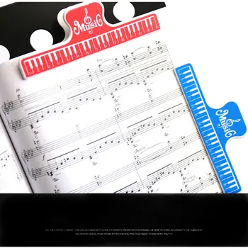 

15cm Plastic Music Score Fixed Clips Book Paper Holder for Guitar Violin Piano Player Multifunction Clips Office Supplies 4