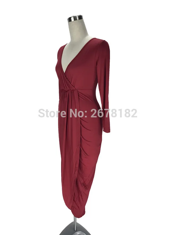 dress V neck615
