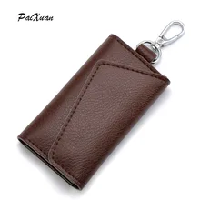 PACENTO из натуральной коровьей кожи Для мужчин ключ кошельки, домохозяйки Футляр для ключей Для Мужчин's Организатор ключей экономки мужской Keysmart чехол