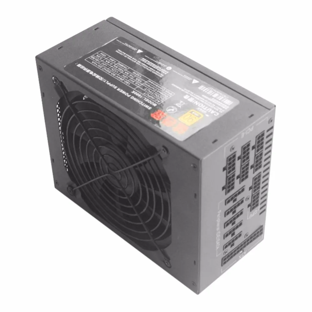 

1600W Switching Power Supply 6 Graphics Cards ETH Ant miner Mining Power AC 180-264V 50-60HZ Titanium Alloy 1600K