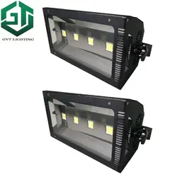 2 шт./лот сценический светодиодный Strobe Light 400 Вт (4 SMD СВЕТОДИОДНЫЙ s x100 ватт) мигающий стробоскоп с цветовой моделью RGB цвет свет заменить