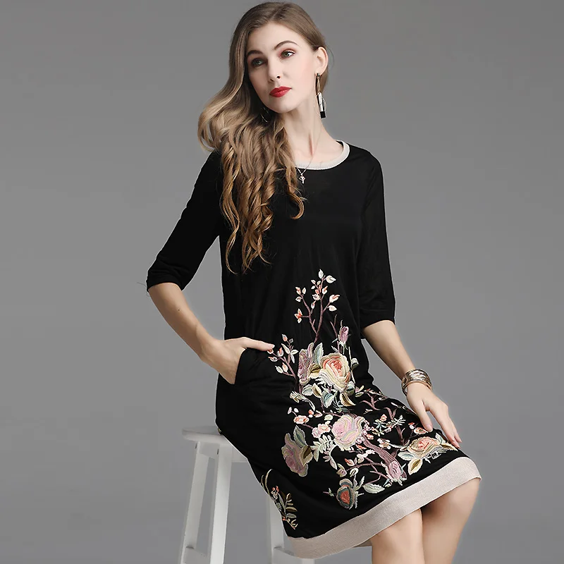 High Quality Brand Plus Size Autumn Dress 2020