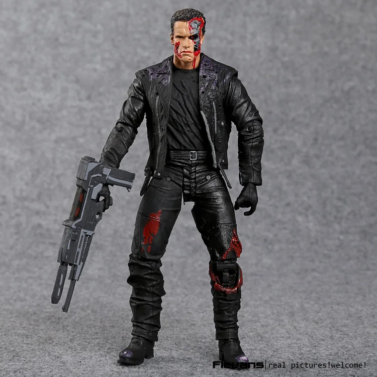 

The Terminator T-800 Arnold Schwarzenegger PVC Action Figure Collectible Model Toy 7" 18cm